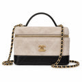 Chanel Classic Quilted Square Flap Bag | CC Hardware & Gold Chain — 19.5cm