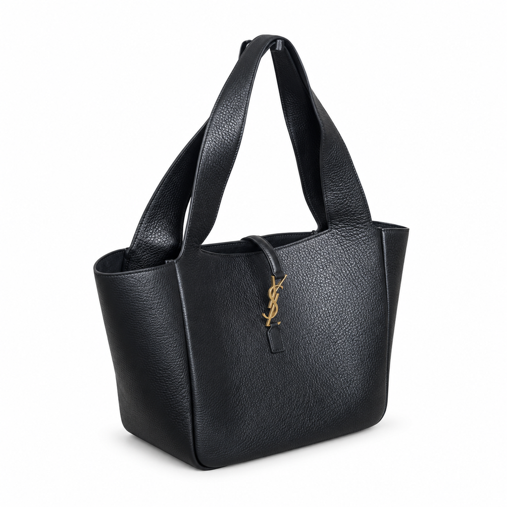 YSL Le 5 à 7 Hobo Bag – Black Grained Leather