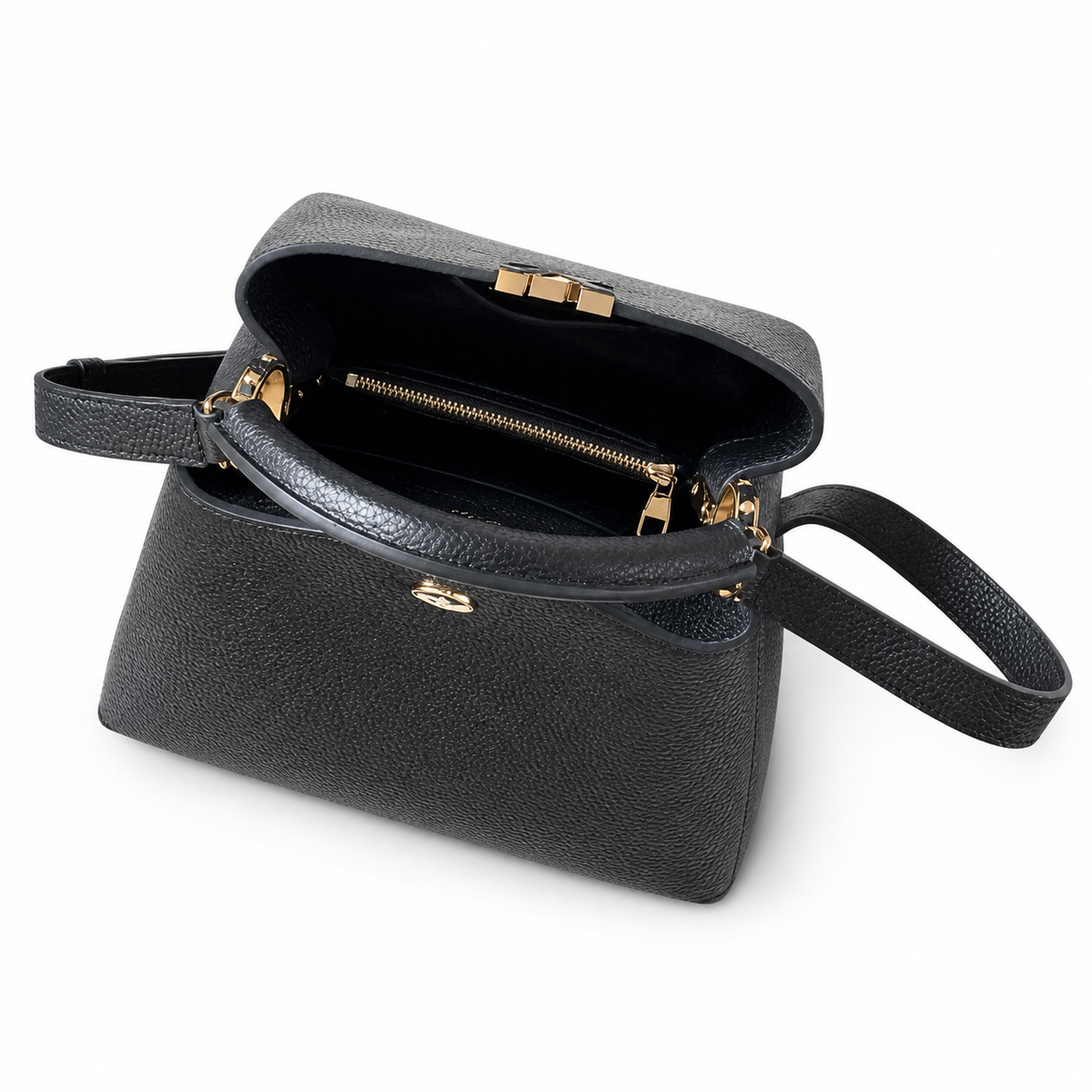 Louis Vuitton Black Top Handle Bag