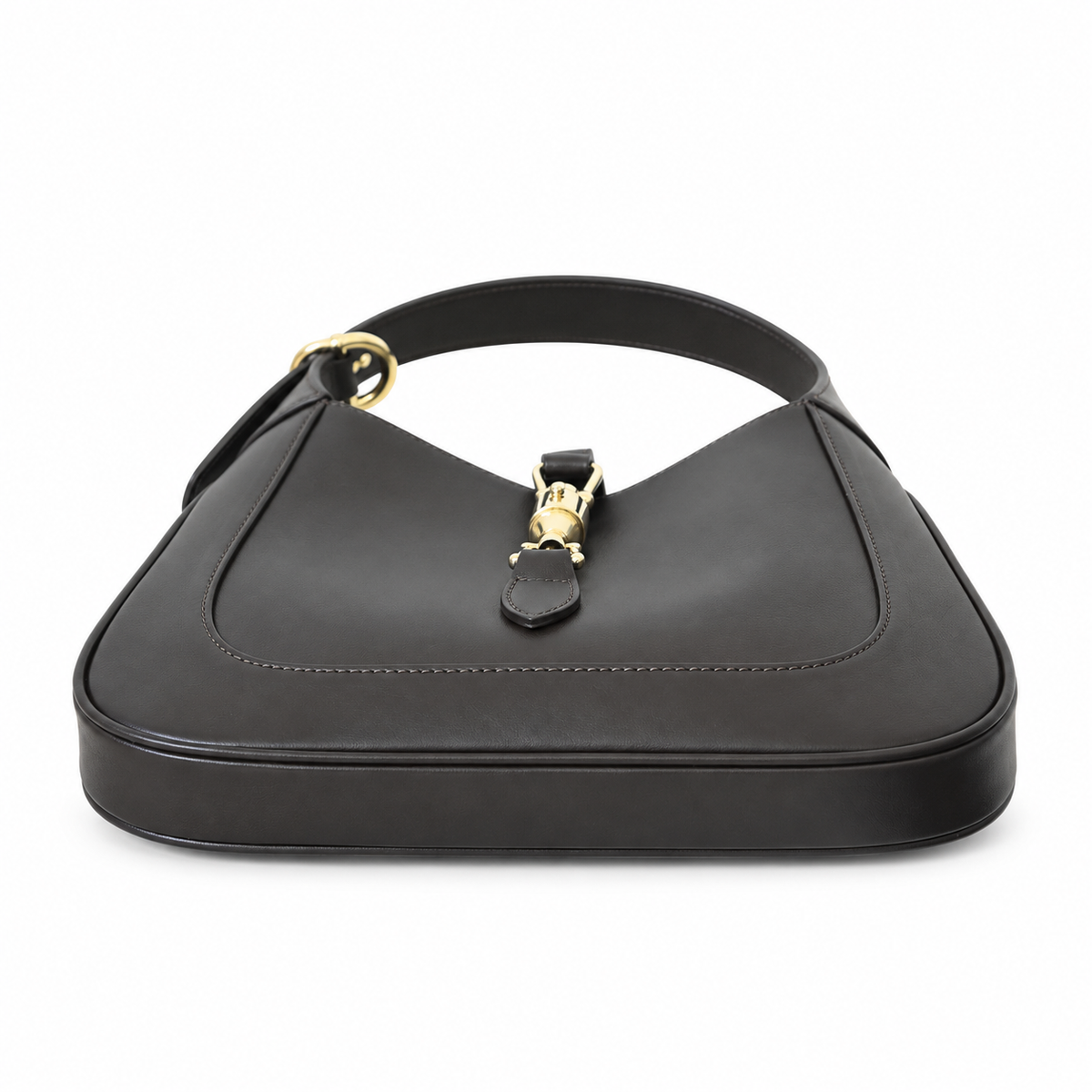 Gucci Jackie 1961 Small Hobo in Black Polished Leather