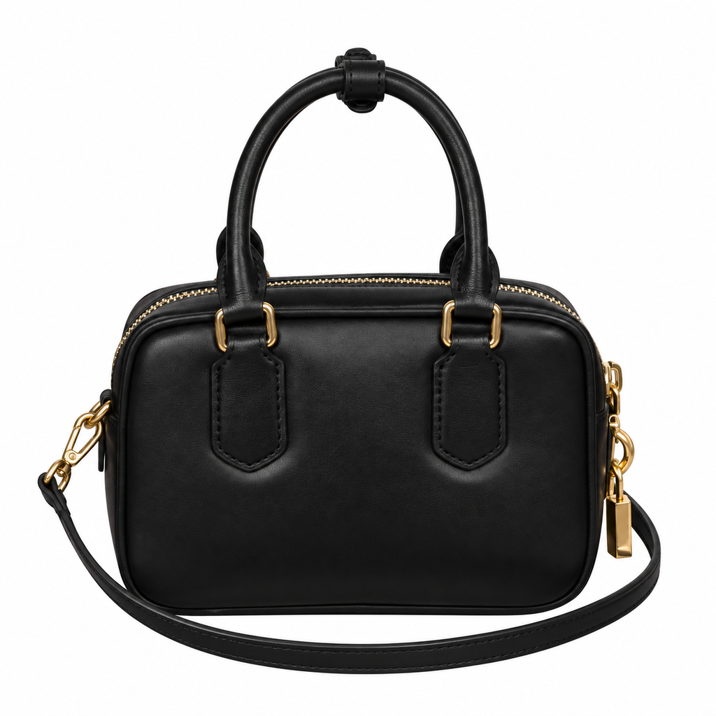 Miu Miu Leather Top Handle Bag 19 × 13 cm