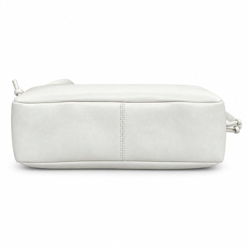 YSL Saint Laurent Nolita Chain Tote Bag – White