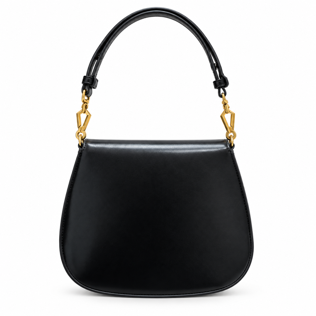 Saint Laurent YSL Voltaire Shoulder Bag – Black Leather