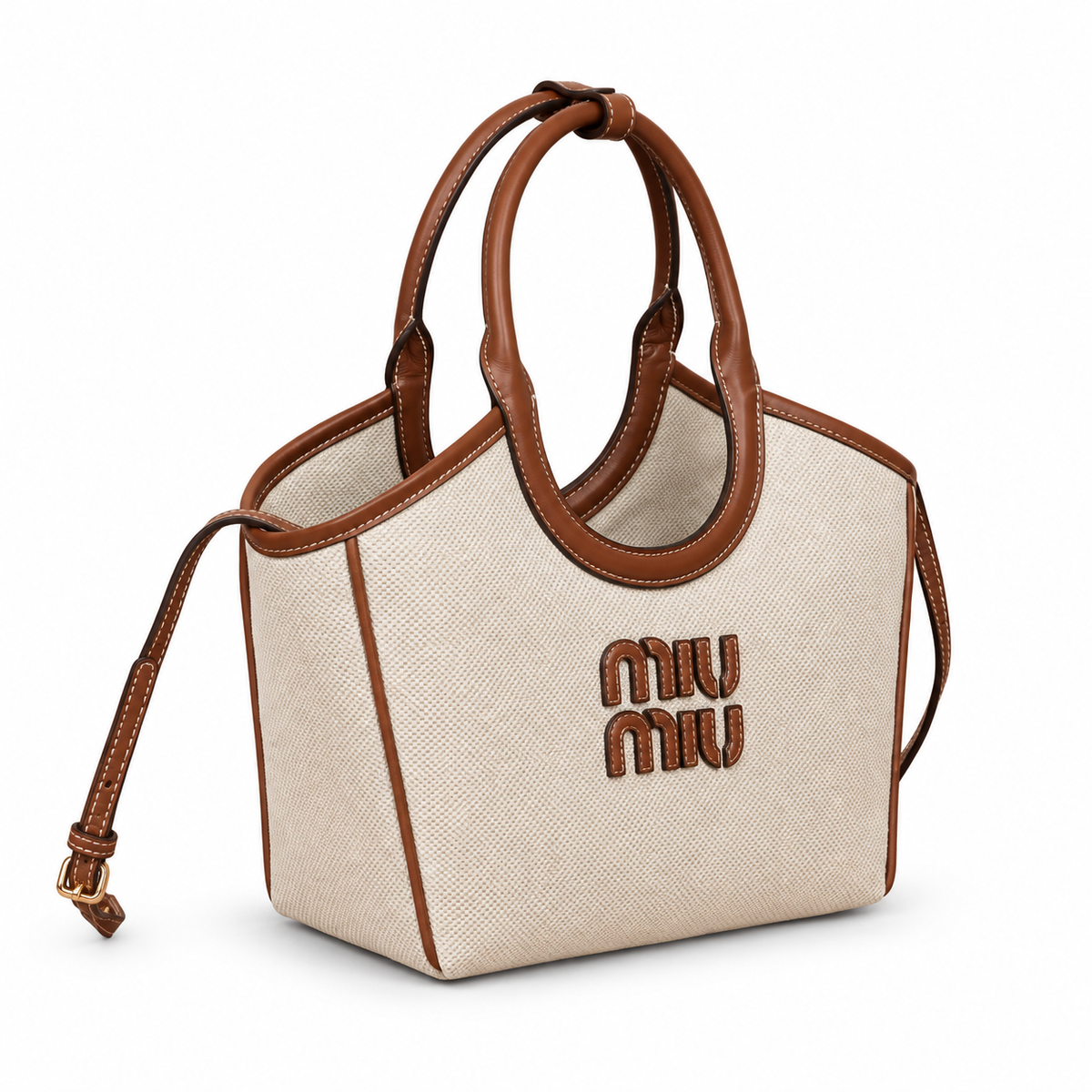 Miu Miu Convertible Leather Bag 22 cm