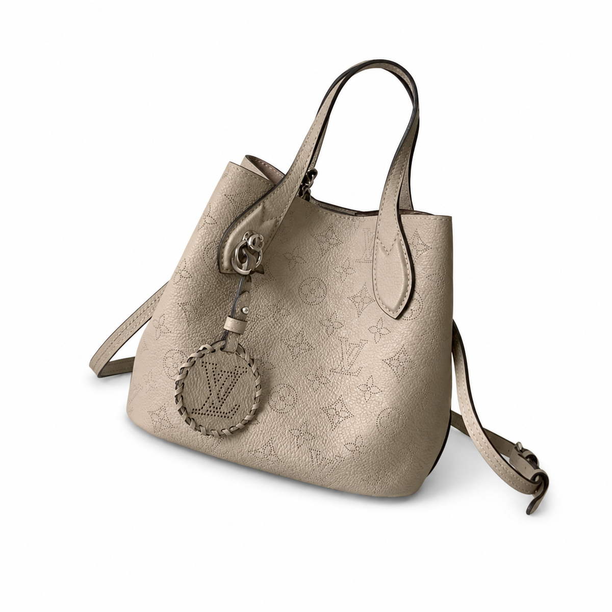 Louis Vuitton Haumea Mahina Perforated Leather Tote Bag