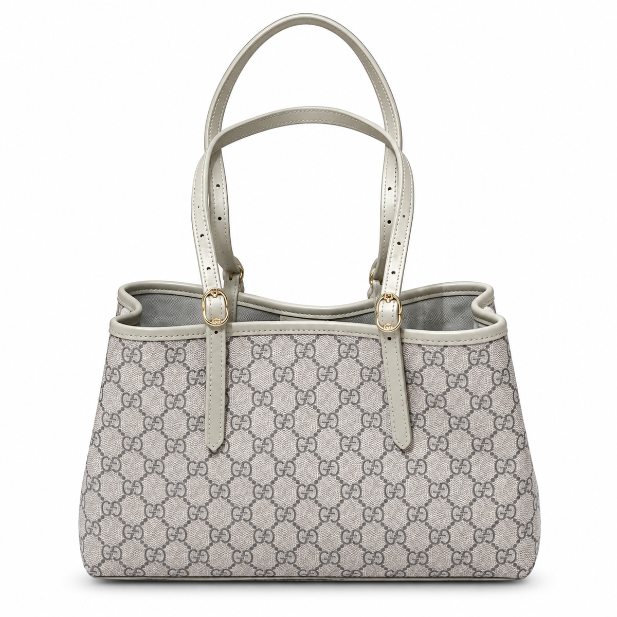 Gucci GG Supreme Medium Tote Bag with Dog Charm