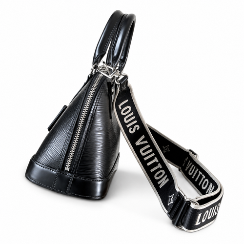 Louis Vuitton Alma BB Black Epi Leather Silver Hardware Bag