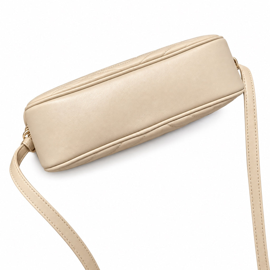 Saint Laurent YSL Lou Camera Bag – Powder Beige Gold