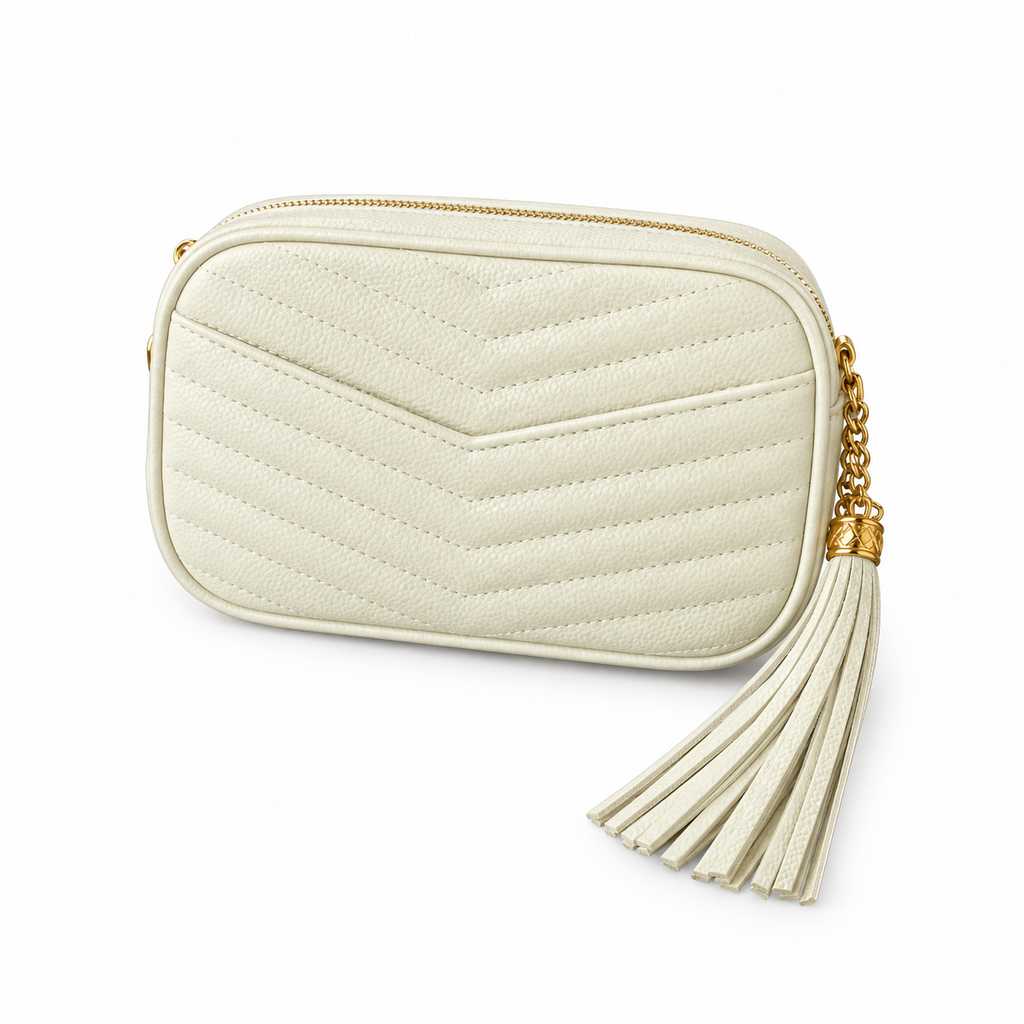 Saint Laurent YSL Lou Camera Bag – Cream Gold
