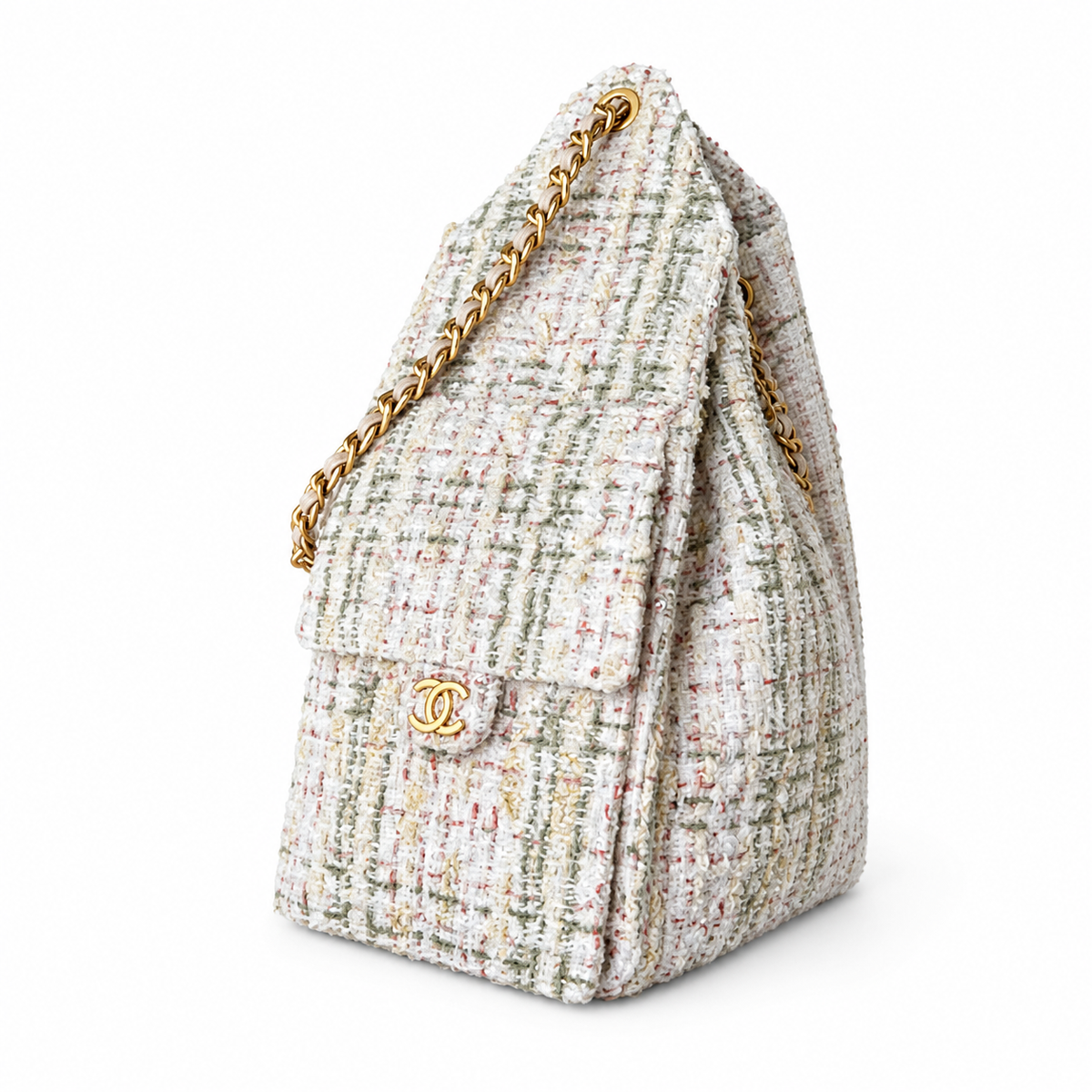 Chanel Quilted Leather Grand Shopper Shoulder Bag