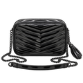 Saint Laurent YSL Lou Camera Bag – All Black Patent