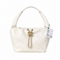 Chanel Quilted Leather Chain Crossbody Satchel Bag