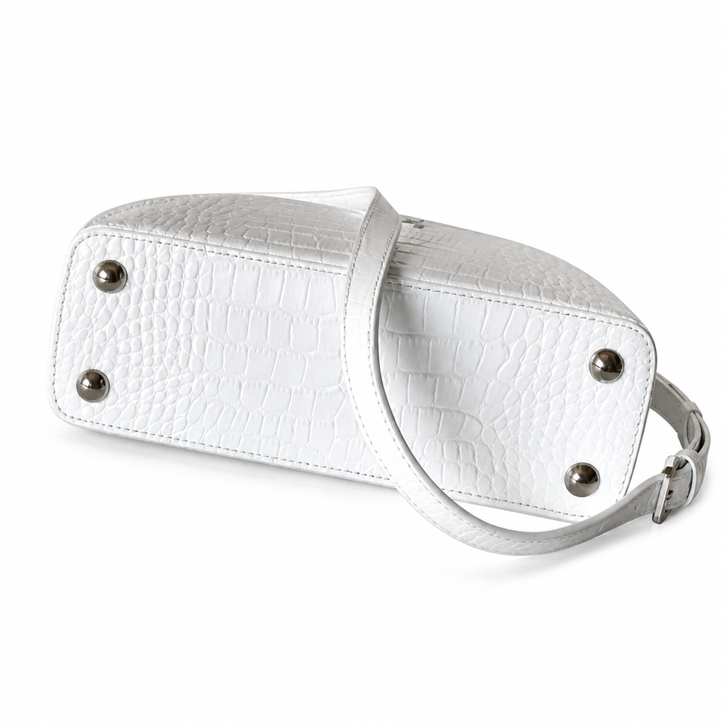 Louis Vuitton Capucines BB – White Crocodile Leather