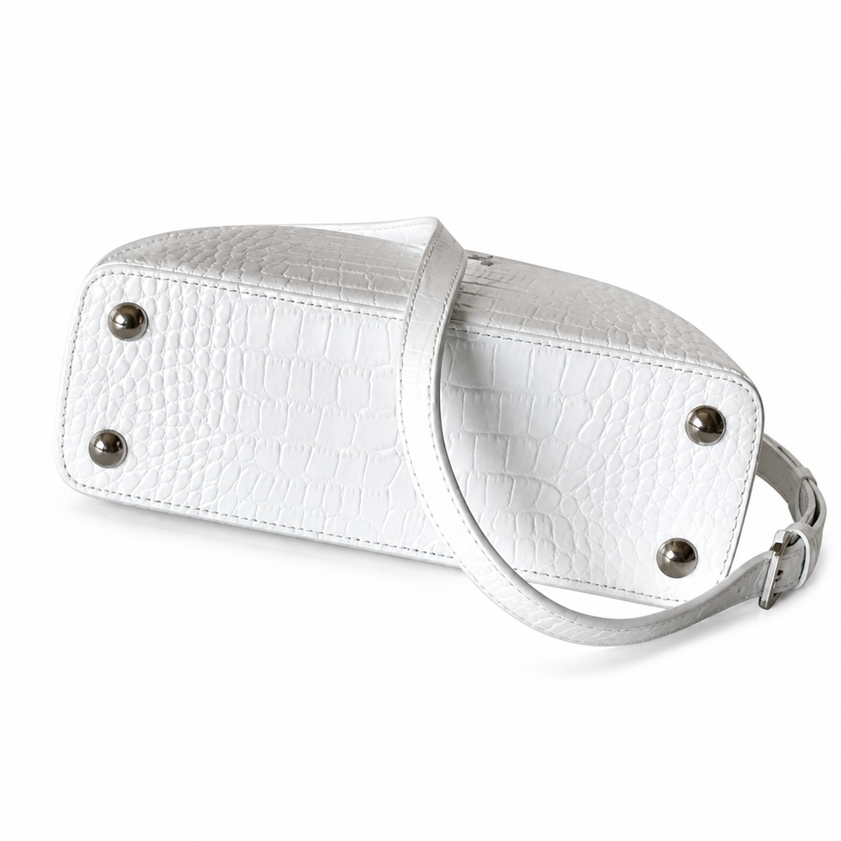 Louis Vuitton Capucines BB – White Crocodile Leather