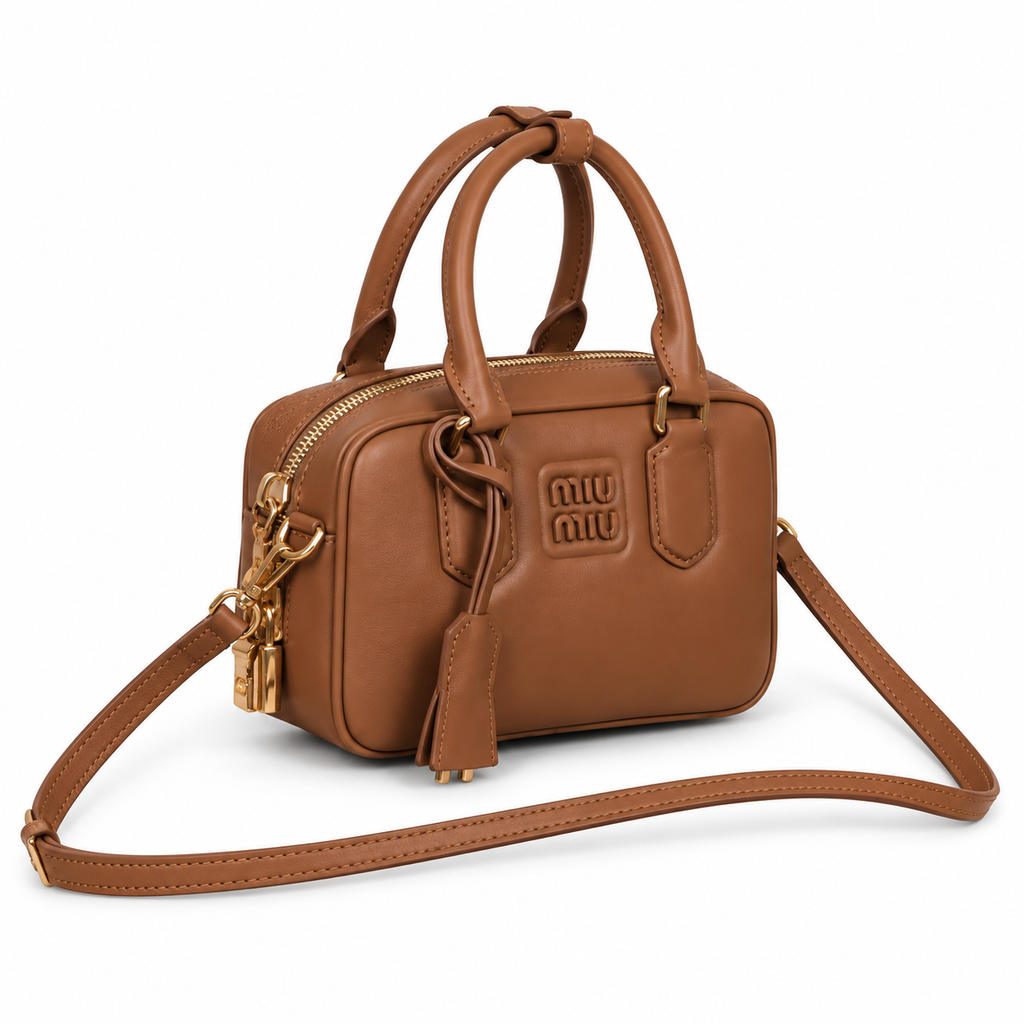 Miu Miu Matelassé Leather Refined Crossbody Bag