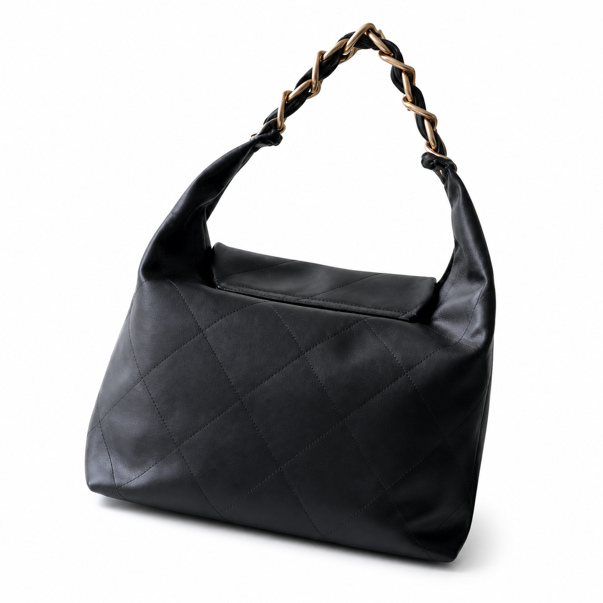 Chanel Diamond-Quilted Oversized Shoulder Tote Bag