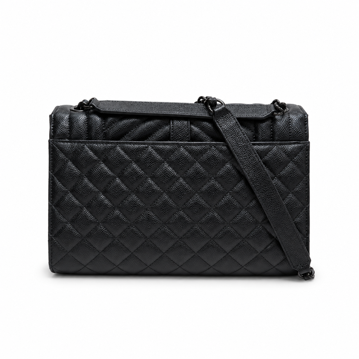 Saint Laurent YSL College Medium – Black on Black