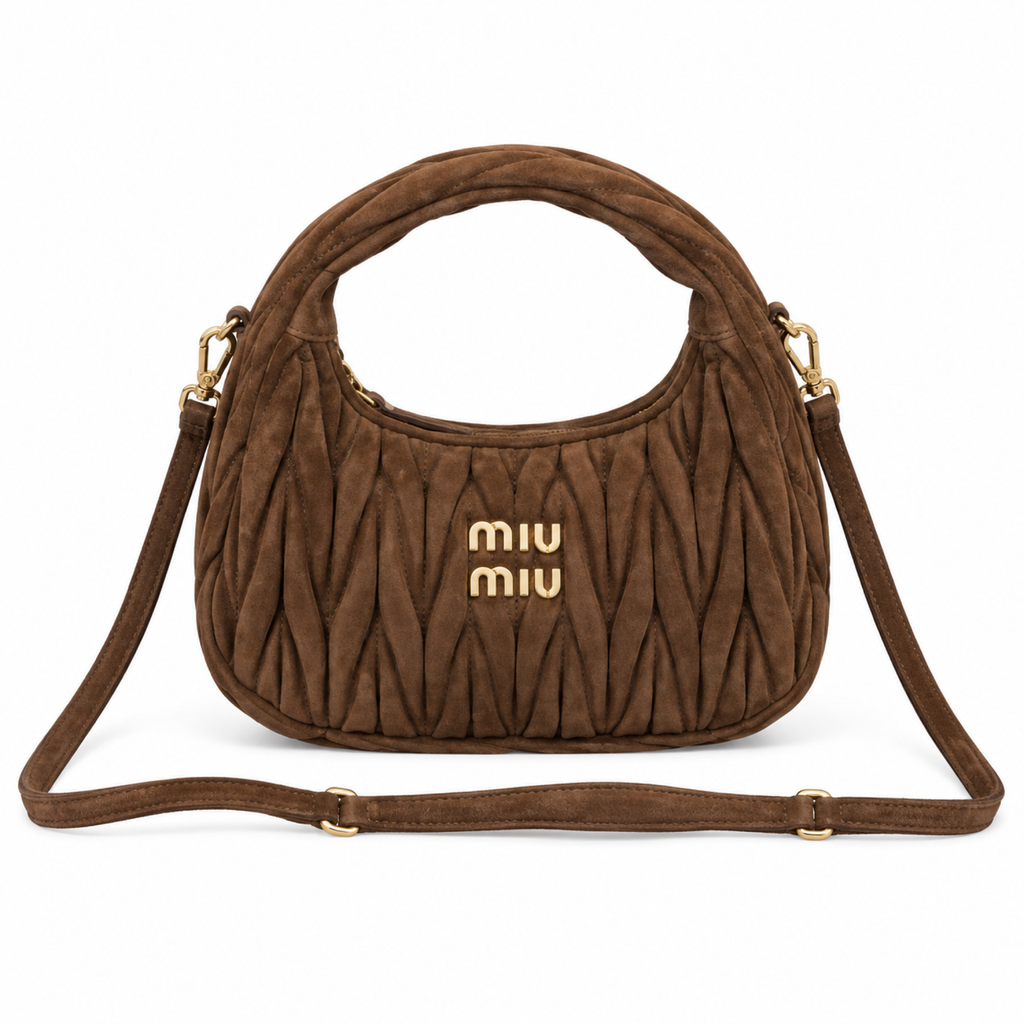 Miu Miu Matelassé Leather Crossbody Shoulder Bag