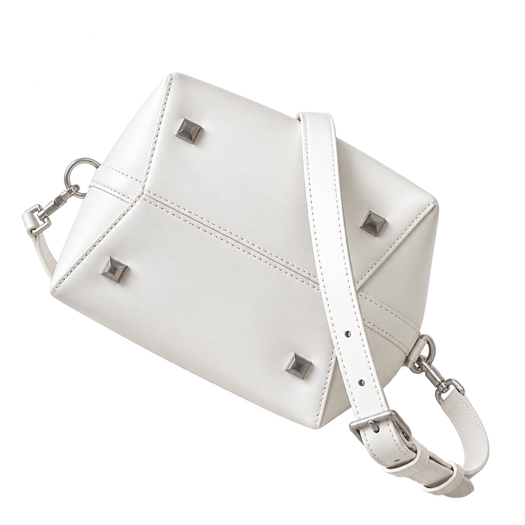 YSL Le 37 Bucket Bag – White Smooth Leather
