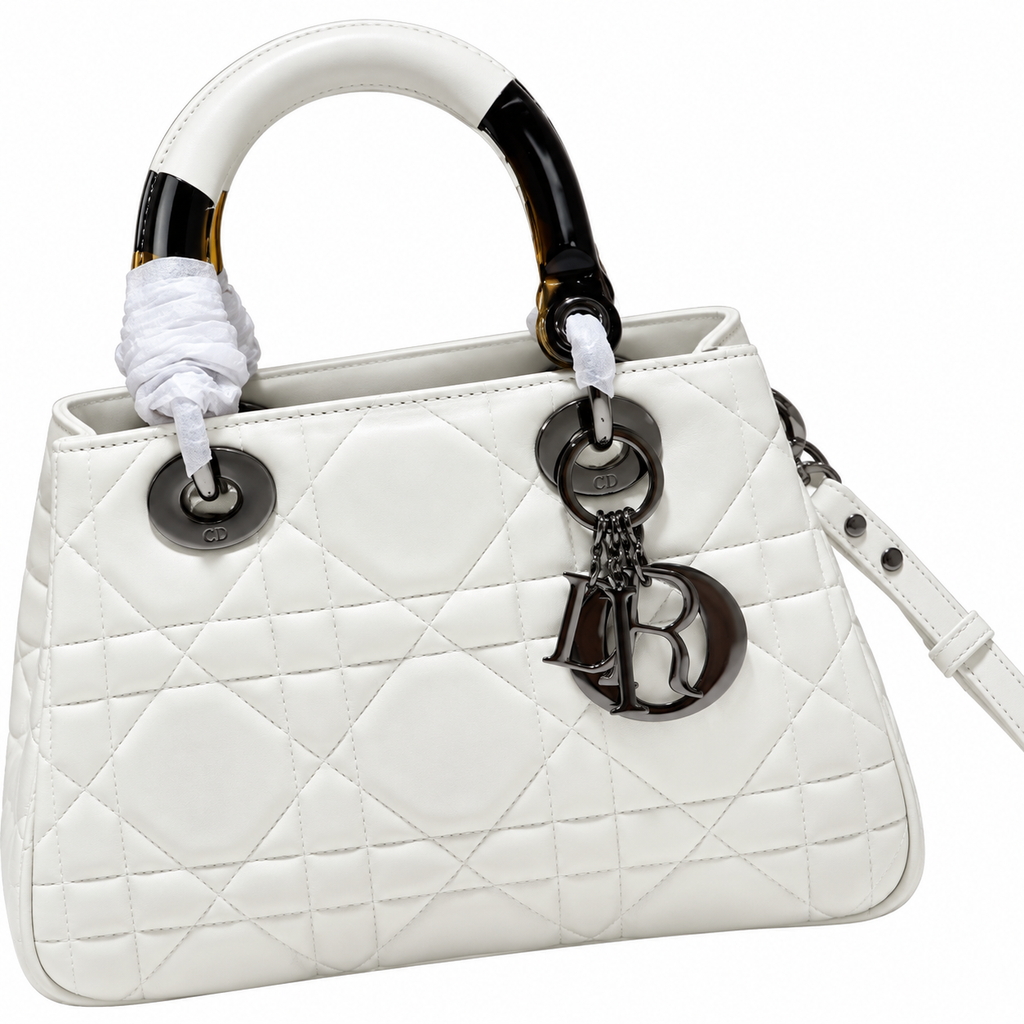 Dior Cannage Quilted Weekend Crossbody Bag 24cm