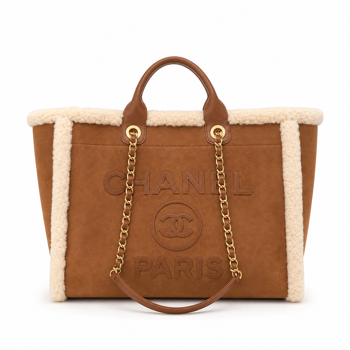 Chanel Classic Quilted Flap Bag | CC Turn-Lock Leather Chain Strap — 38cm