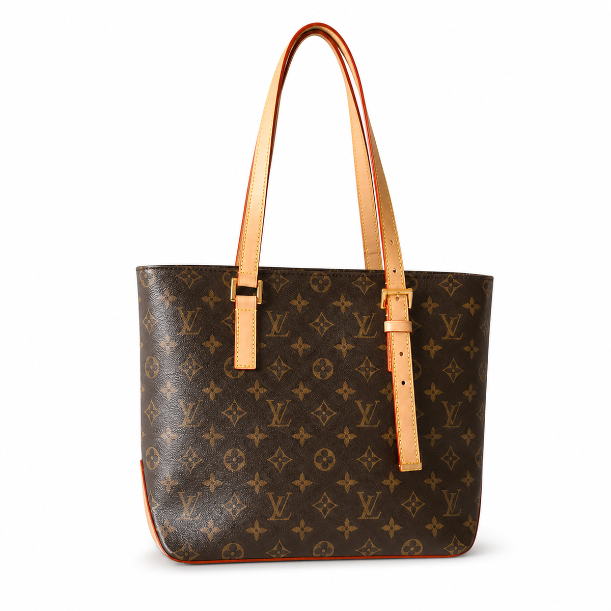 Louis Vuitton Monogram Canvas Tote Bag - Front View