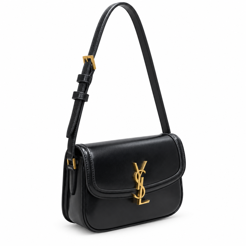 Saint Laurent Solferino Bag – Black Leather