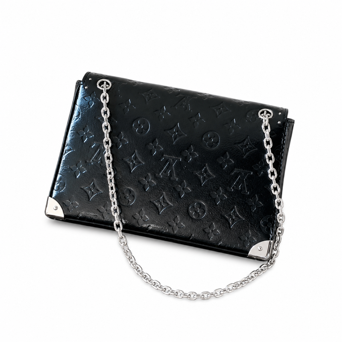 Louis Vuitton Monogram Vernis Chain Shoulder Bag – Black
