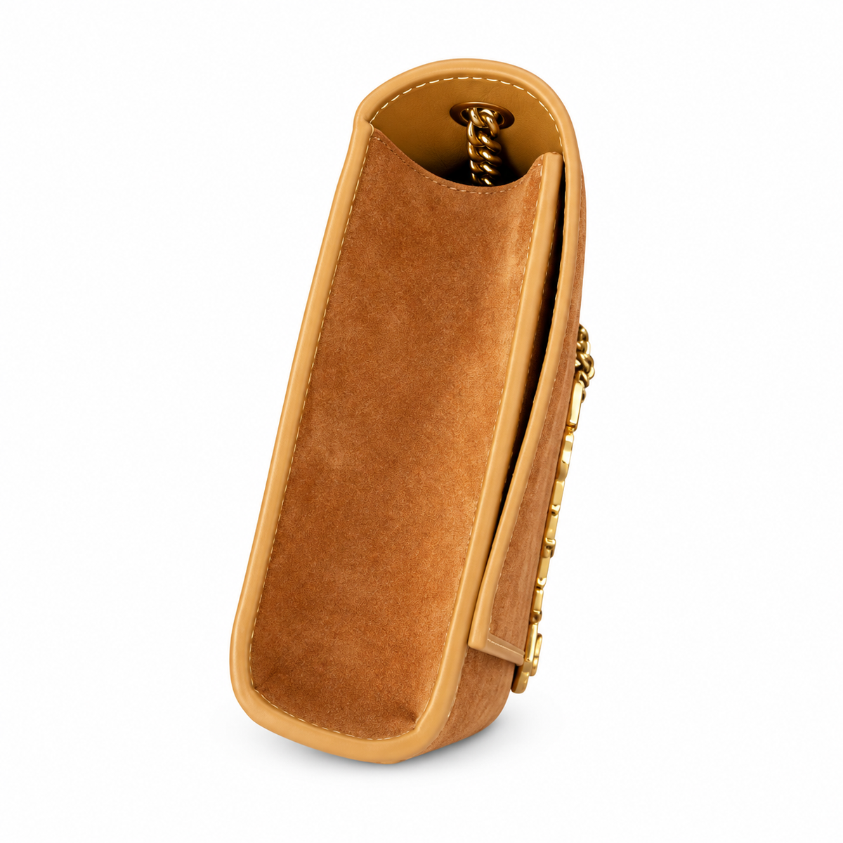 Saint Laurent YSL Kate Tassel Chain Bag – Tan Suede