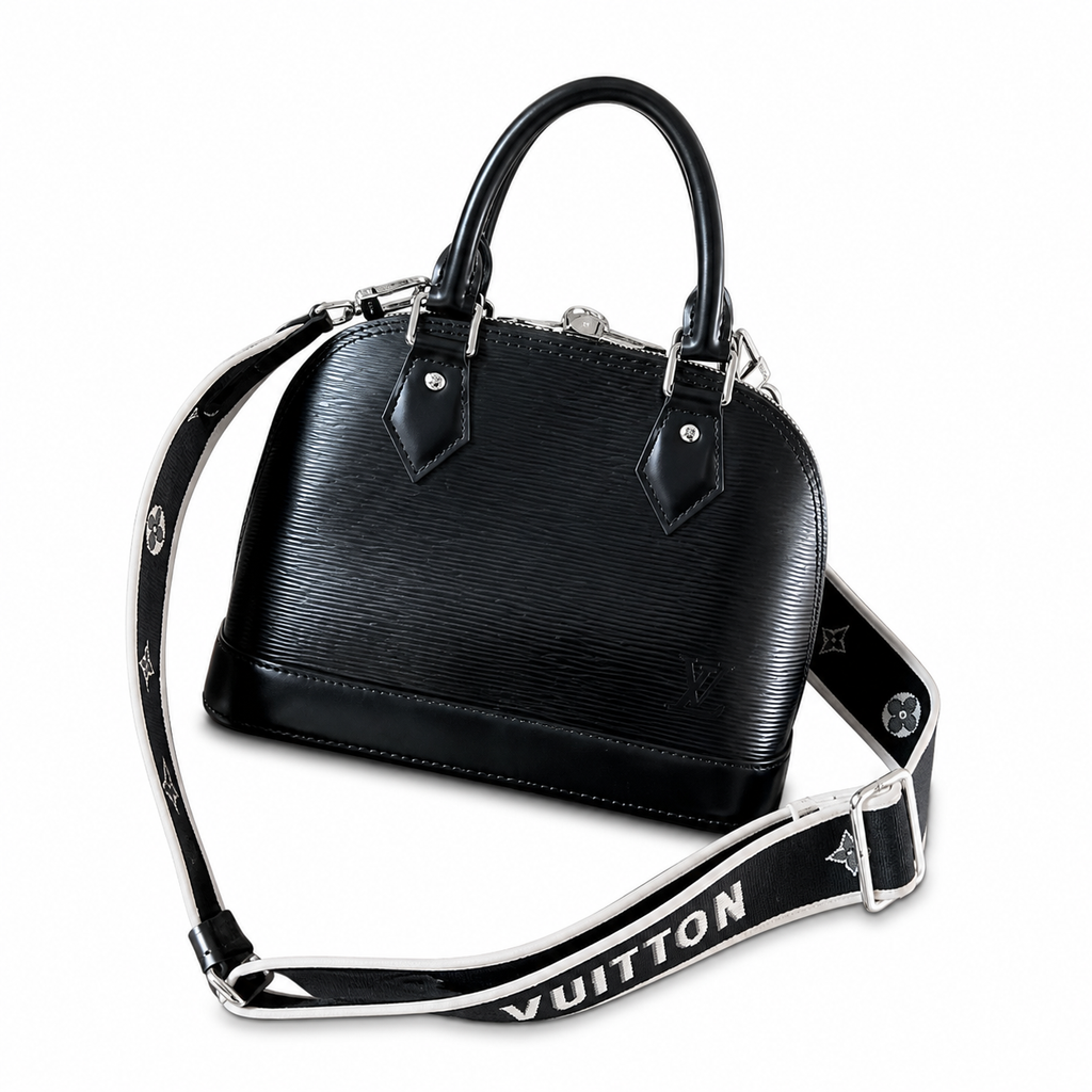 Louis Vuitton Alma BB Black Epi Leather Silver Hardware Bag