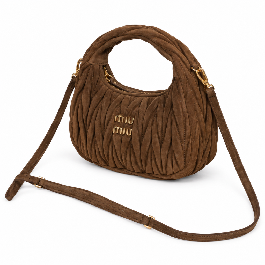 Miu Miu Matelassé Leather Crossbody Shoulder Bag