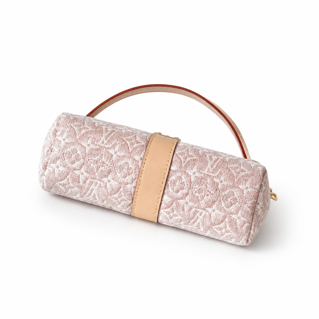 Louis Vuitton Sac Plat Baguette – Pink Monogram Jacquard