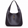 YSL Le 5 à 7 Tote Bag – Plum Grained Leather