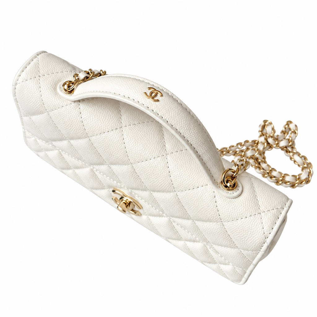 Chanel Quilted Evening Chain Bag 18.5cm