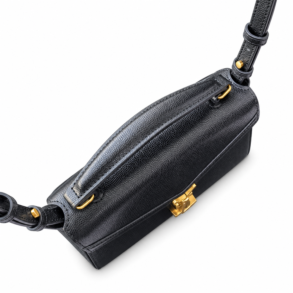 Saint Laurent YSL Cassandre Mini – Black Gold