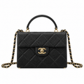 Chanel Quilted Mini Box Flap Bag 16×21×9.5cm