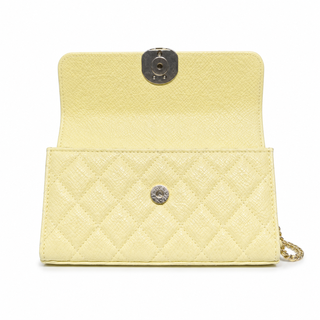 Chanel Quilted Leather Envelope Clutch Crossbody