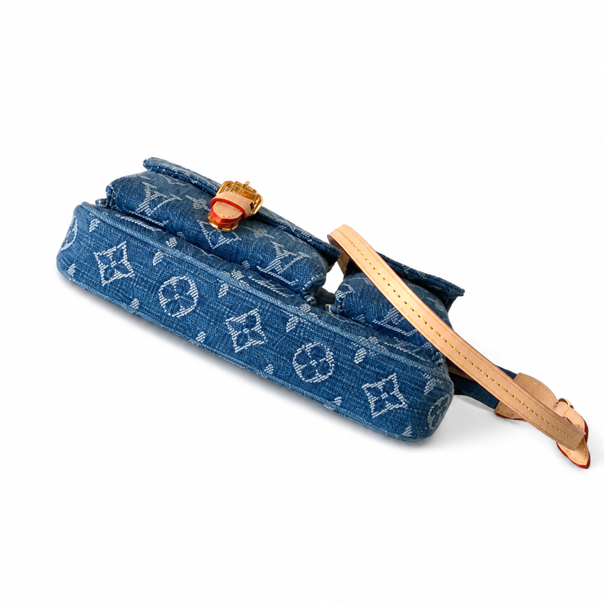 Louis Vuitton Monogram Denim Crossbody Clutch