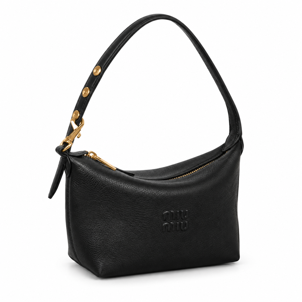 Miu Miu Convertible Leather Shoulder Bag 18.5×14×10 cm