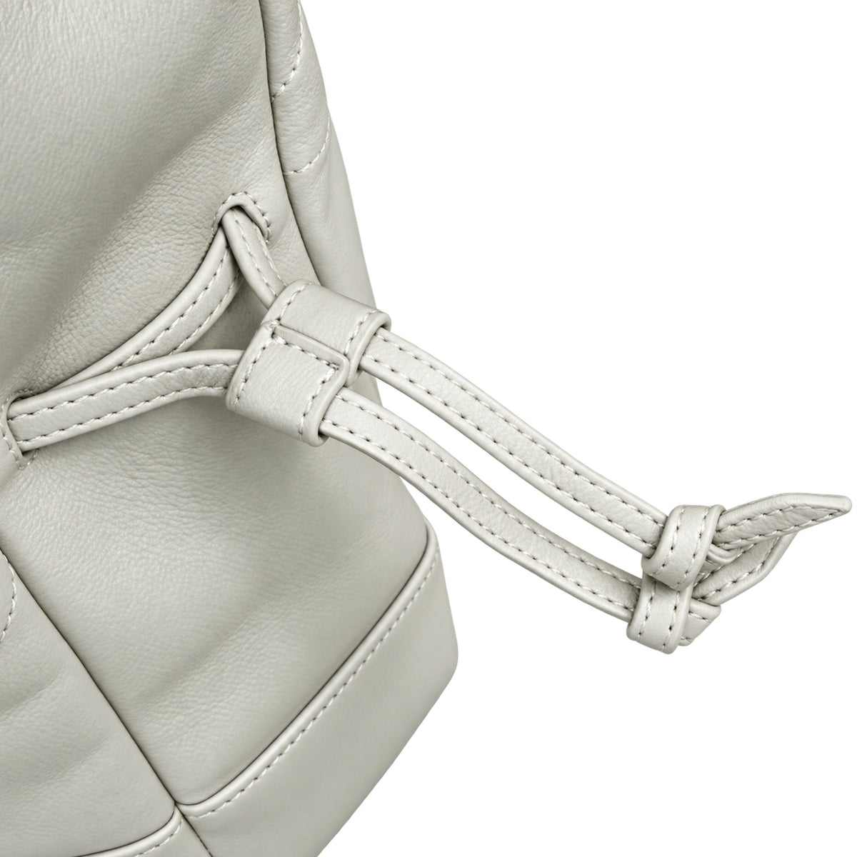 YSL Saint Laurent Nolita Chain Tote Bag – White