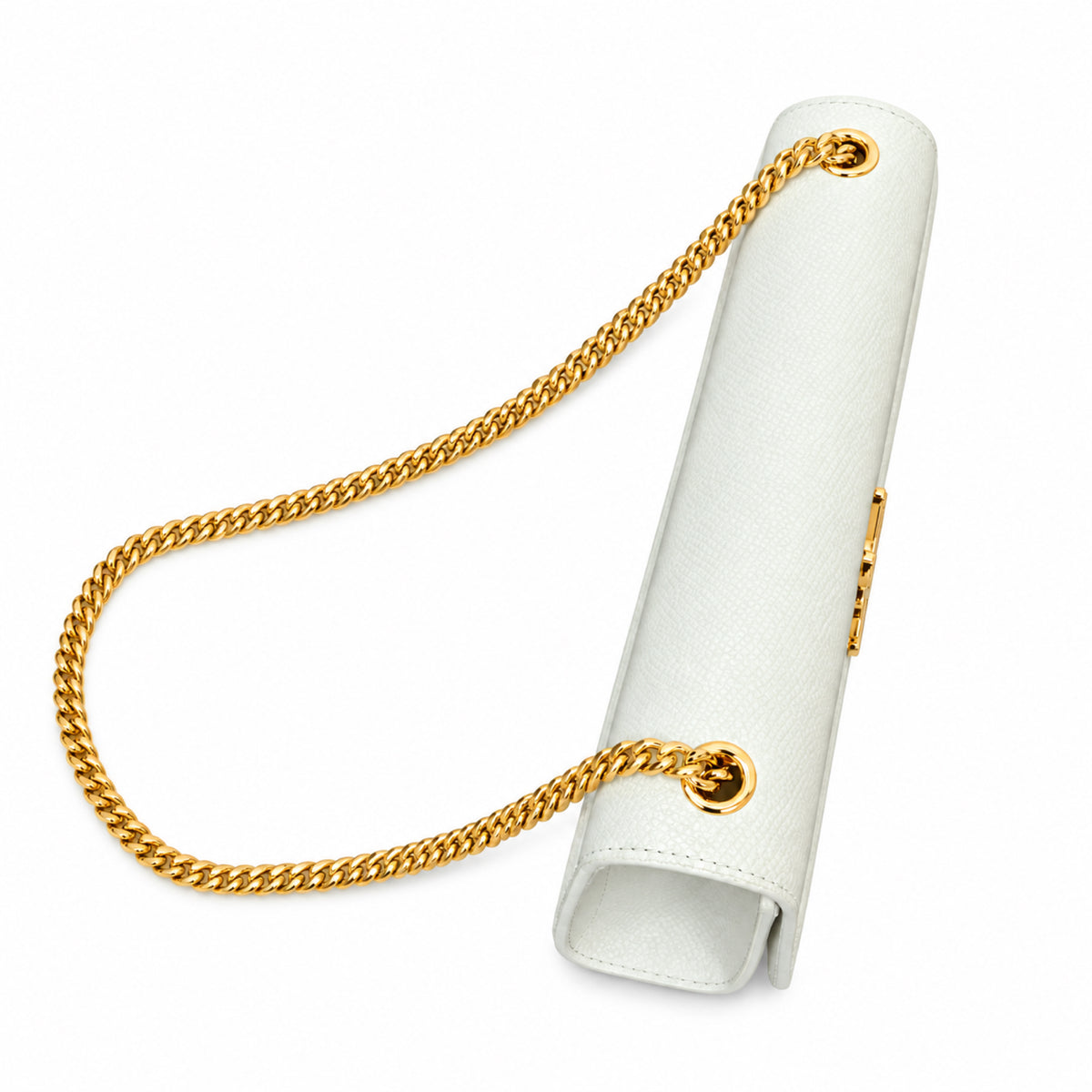 Saint Laurent YSL Kate Chain Bag – Ice Blue Leather