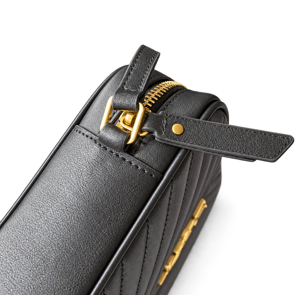 Saint Laurent YSL Lou Camera Bag – Black Gold