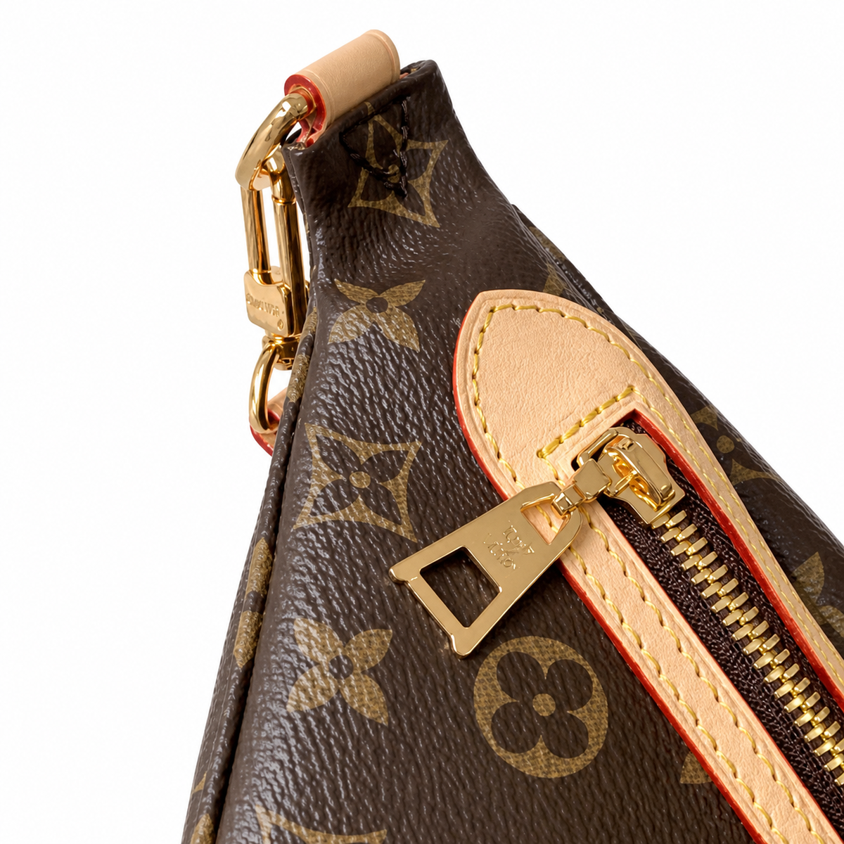Louis Vuitton Bumbag Monogram Canvas Waist Bag Cream Logo Strap
