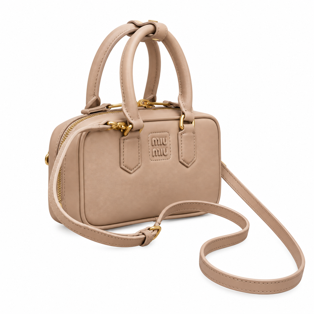 Miu Miu Mini Leather Crossbody Bag 19cm