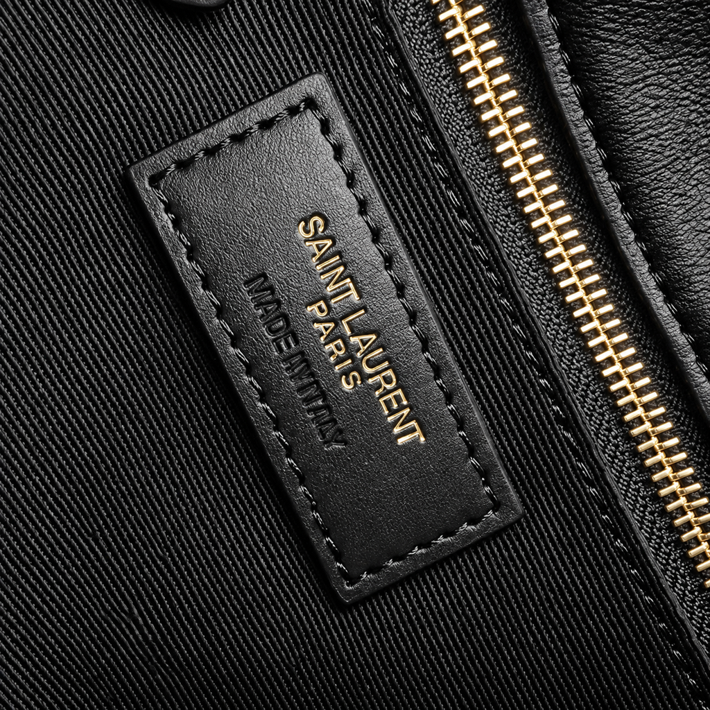 Saint Laurent YSL Loulou Puffer Bag – Black Gold