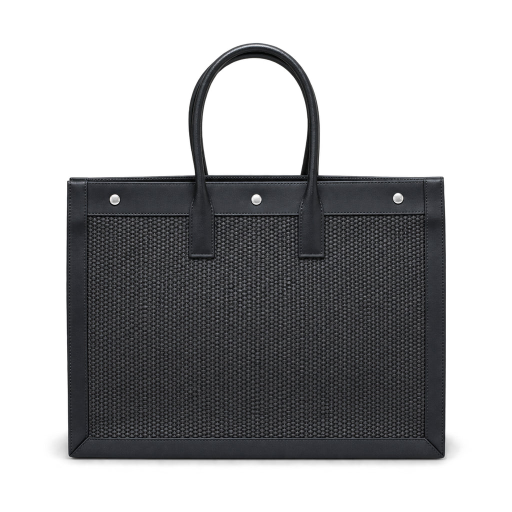 Saint Laurent Rive Gauche Large Tote Bag in Black