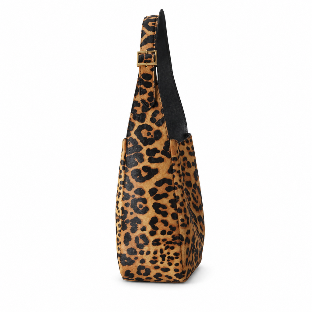 Saint Laurent YSL Le 5 à 7 Hobo – Leopard Gold