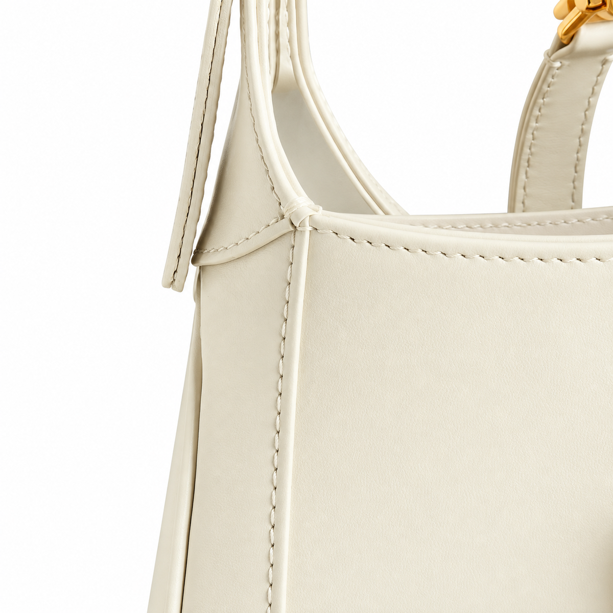 Gucci Jackie 1961 Mini Hobo in Ivory Polished Leather