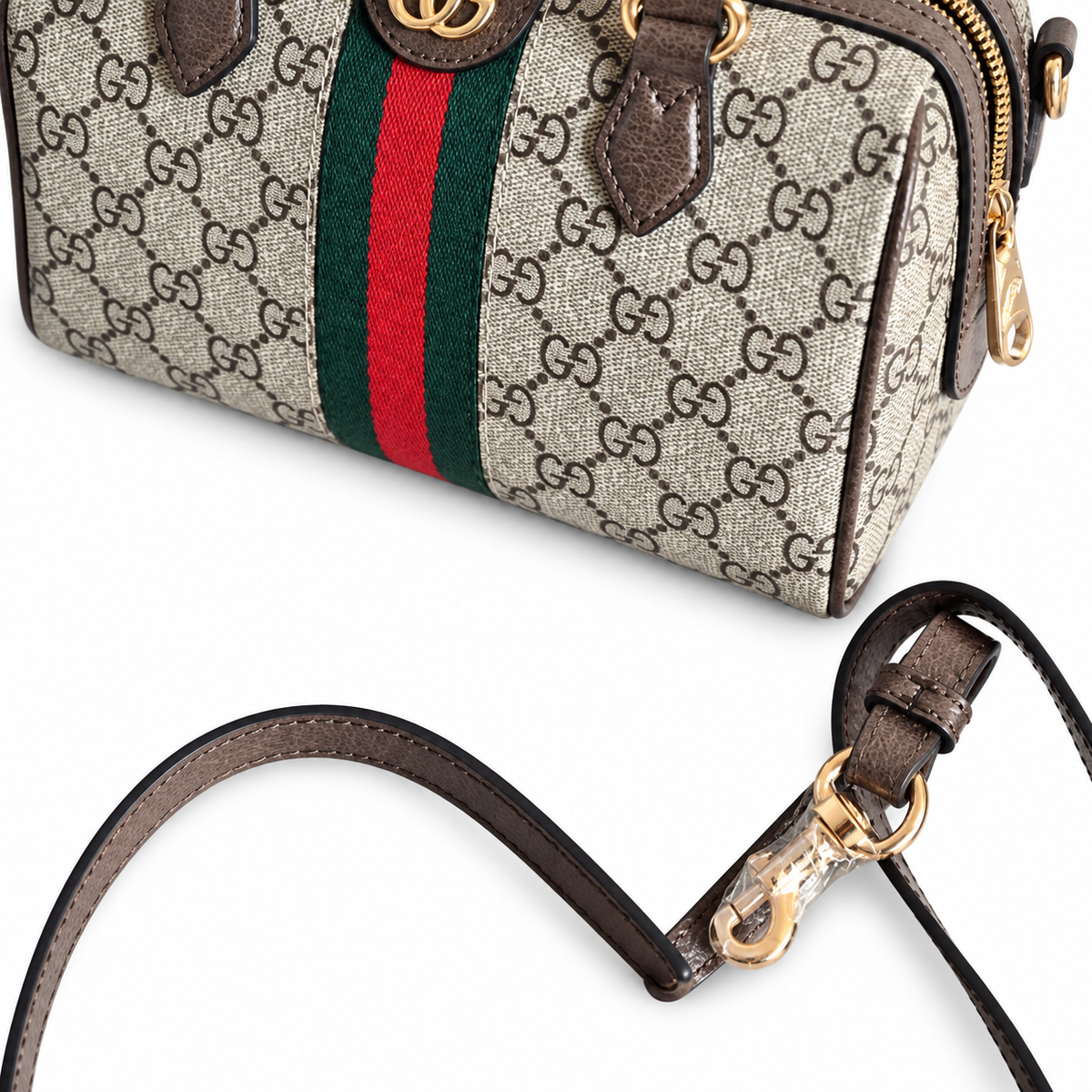 Gucci Savoy Mini Duffle Bag GG Supreme
