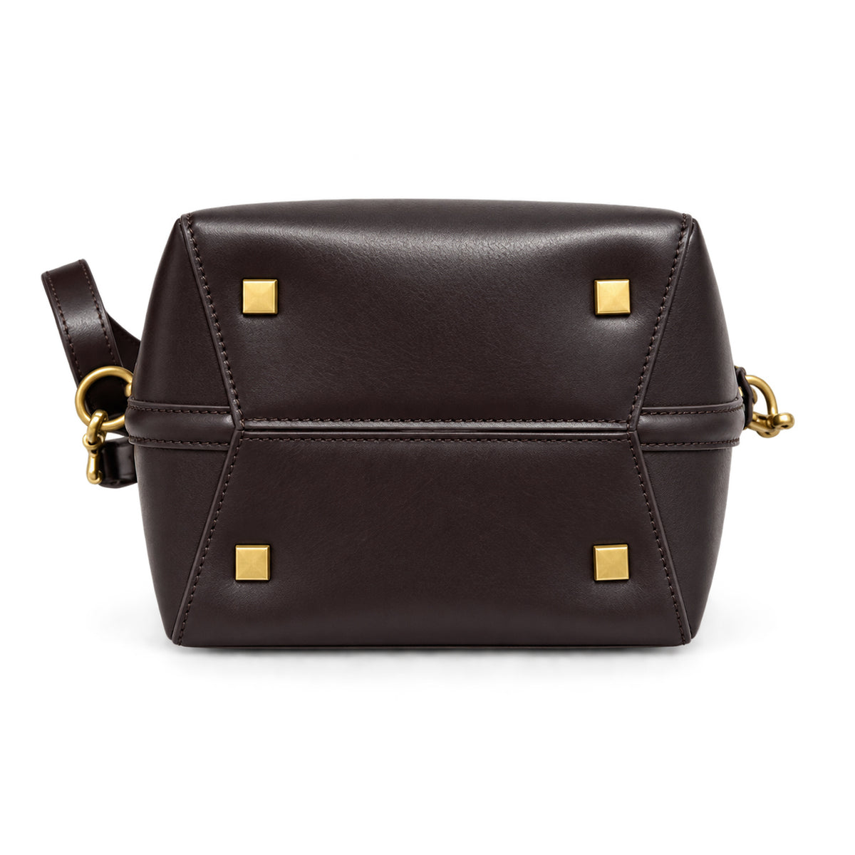 YSL Le 37 Bucket Bag – Dark Brown Smooth Leather
